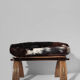 Cowhide Camel Saddle Stool
