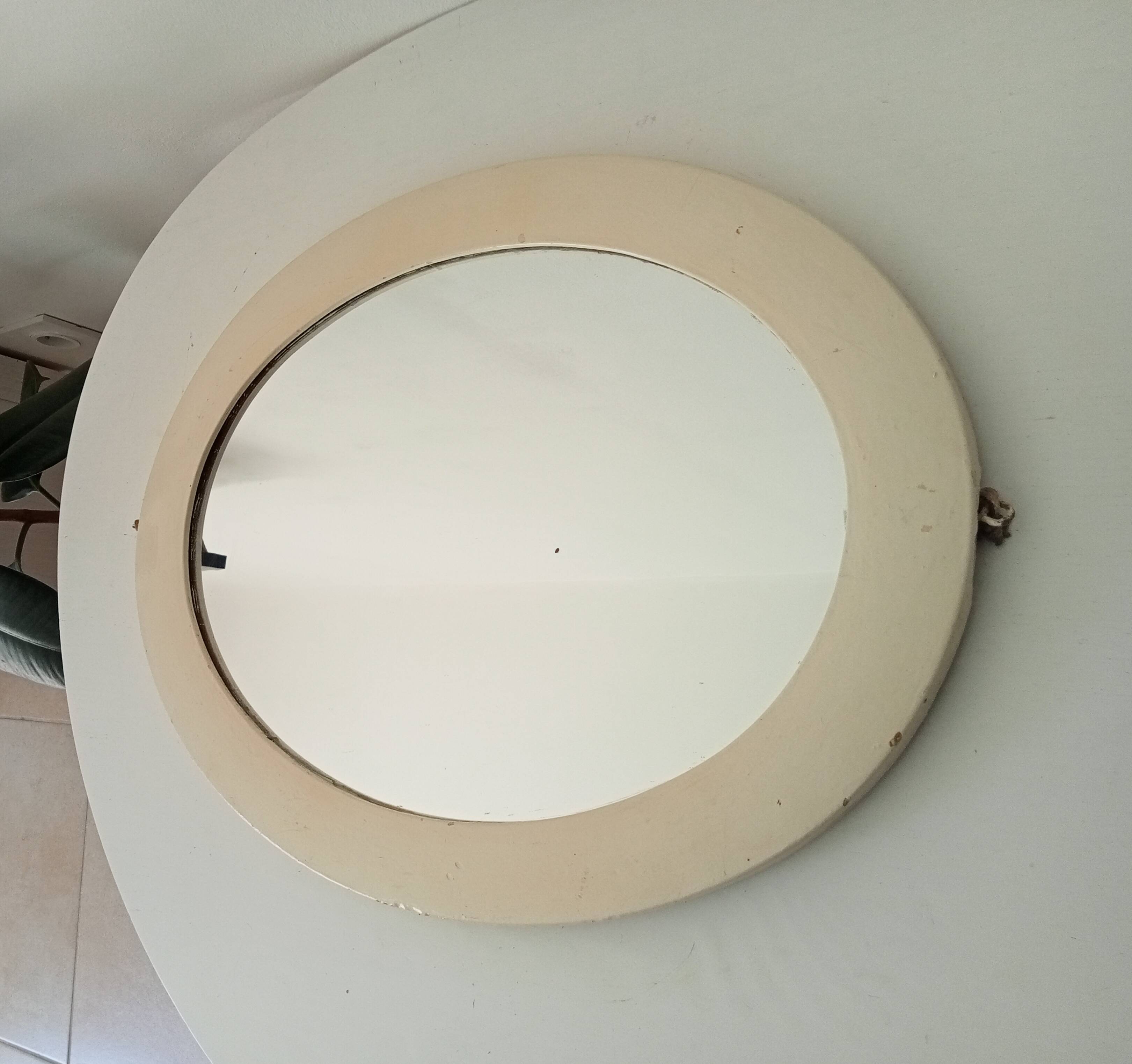 Antique oval mirror from the early 20th century 47*37