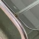 Dessert / rolling table vintage 60'S silver metal top smoked glass