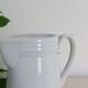 Water pitcher, white porcelain, 1960s vintage German