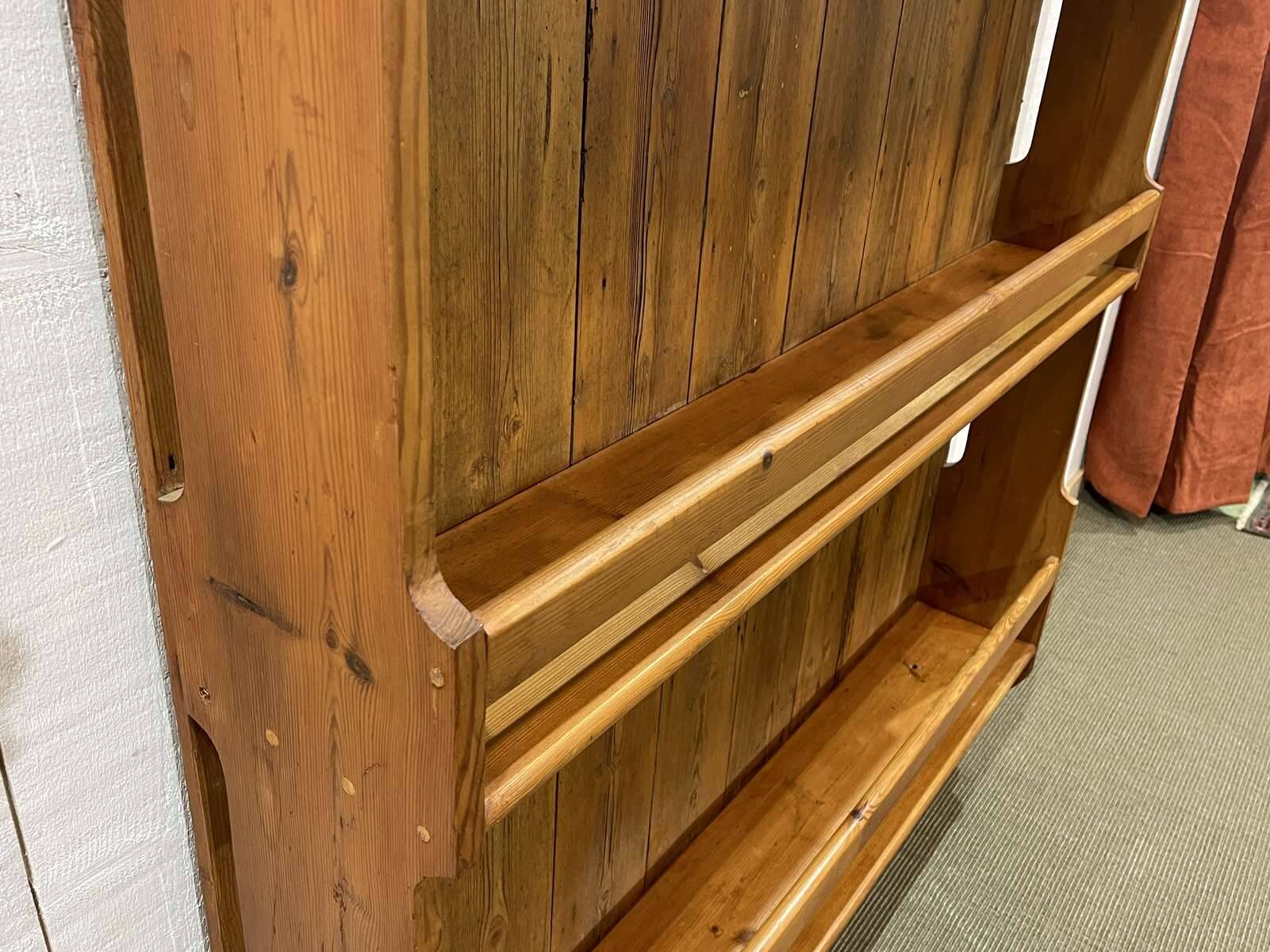 1930s English Fir Shelf