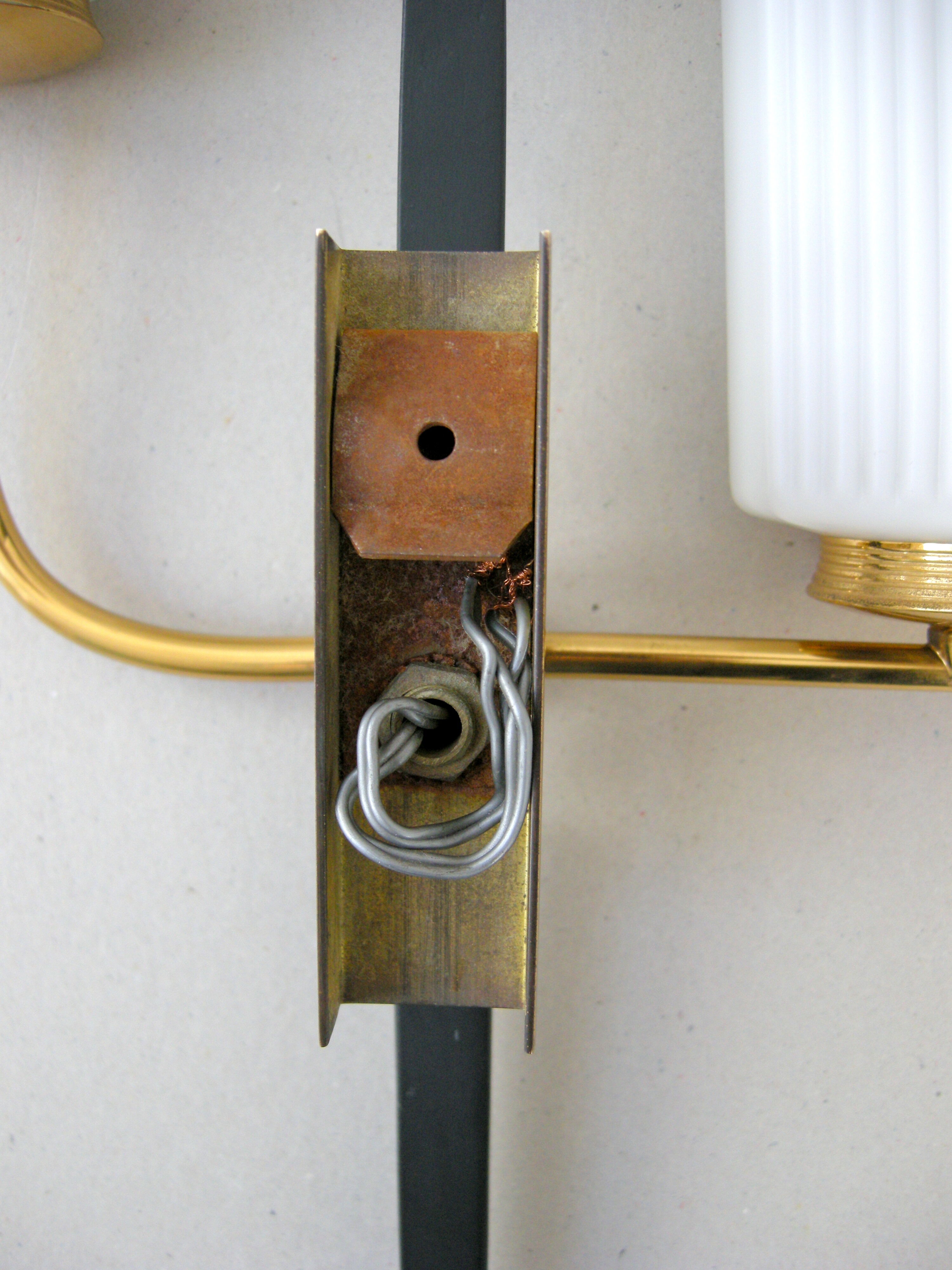 Vintage Arlus wall lamp 1950