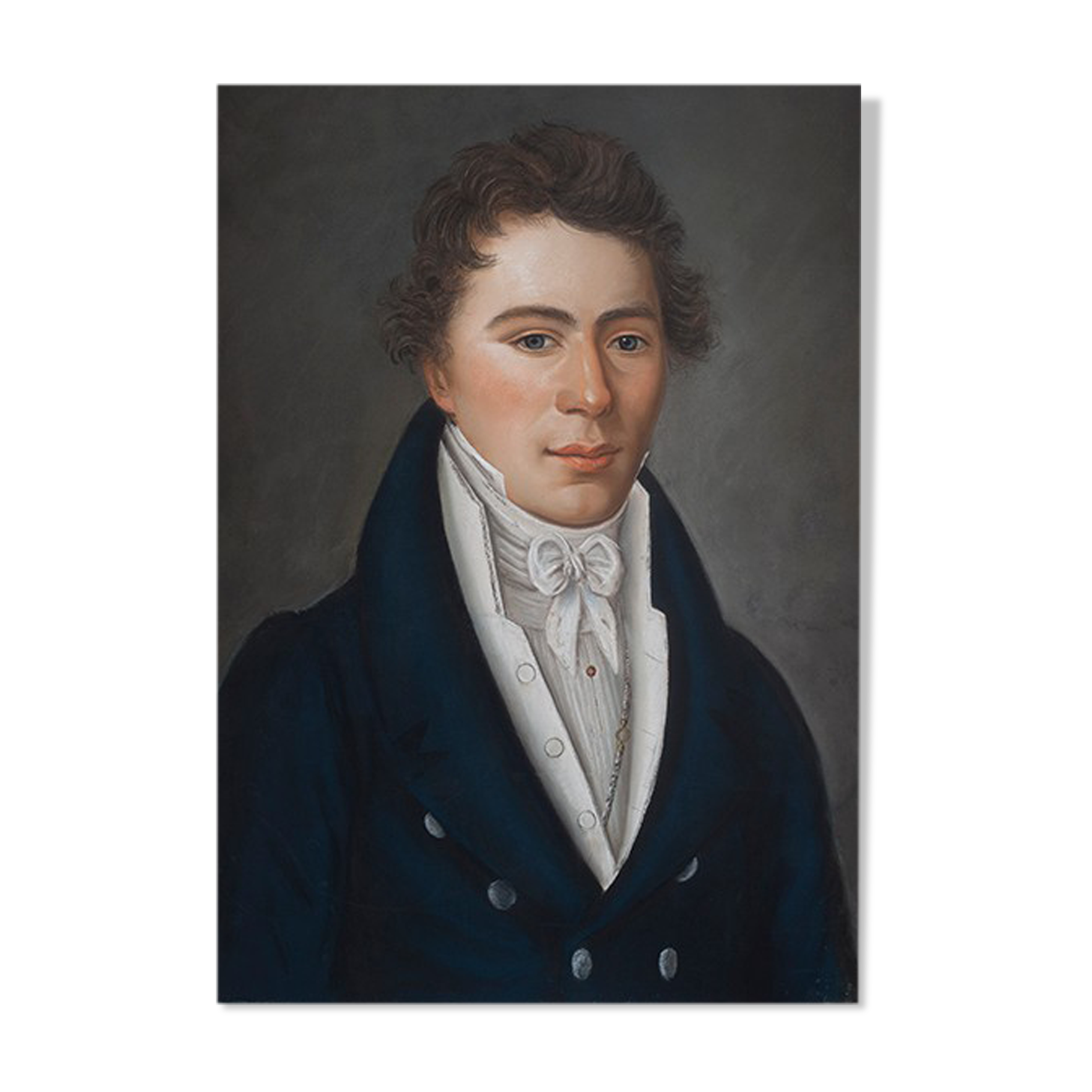 Portrait man in pastel 1818 - 18 x 24 cm