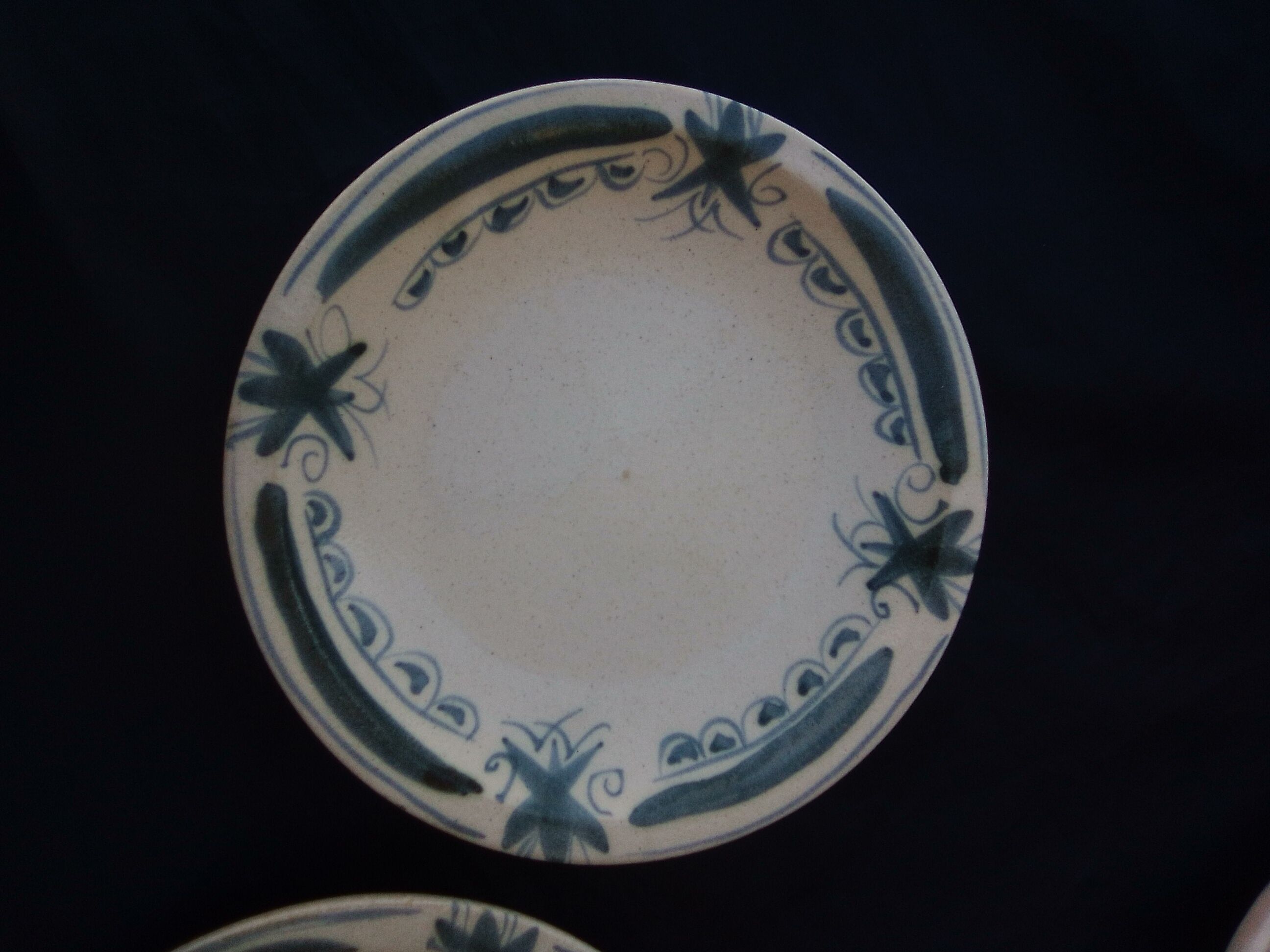 5 small plates in Quimper Keraluc earthenware diam 16 cm