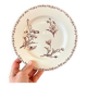 Dessert plate in Lunéville earthenware, Marguerite model.