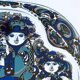 Limited edition German vintage Christmas wall plate by Bjørn Wiinblad for Rosenthal, 1978