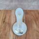 Single flower vase in opaline crystal – milky white 🌼🤍