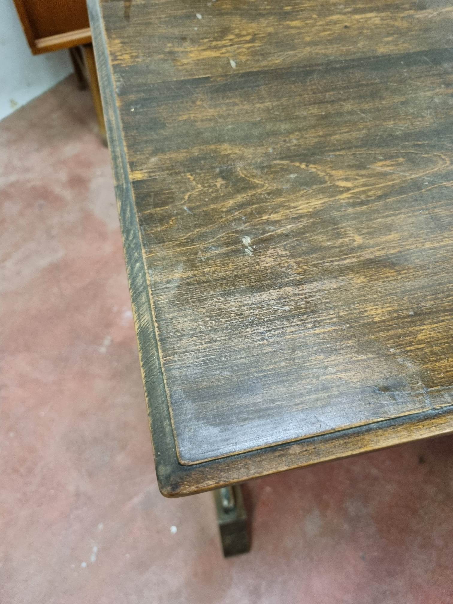Wooden bistro table