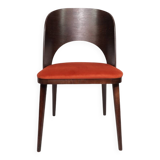 Scandinavian design orange papaya shell dining chairs