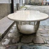 Italian travertine coffee table