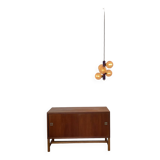 Pendant lamp space age purple light