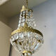 Small basket chandelier hot air balloon