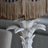 Vintage ceramic palm tree lamp base