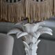 Vintage ceramic palm tree lamp base