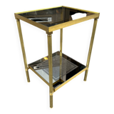 brass console table