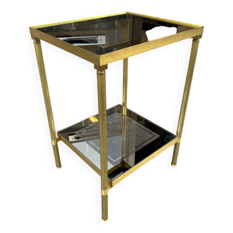 table console en laiton