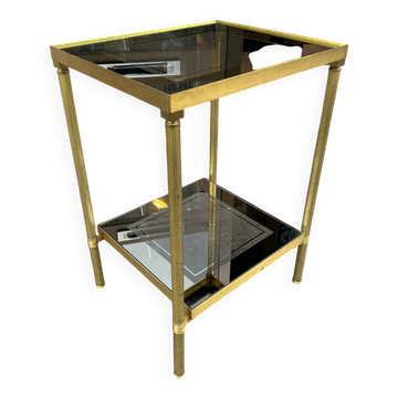 brass console table