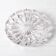 Vintage Heavy Cut Glass Ashtray, Large Round Mid-Century Accessory