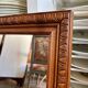 Moulded wooden mirror 52 x 45 cm