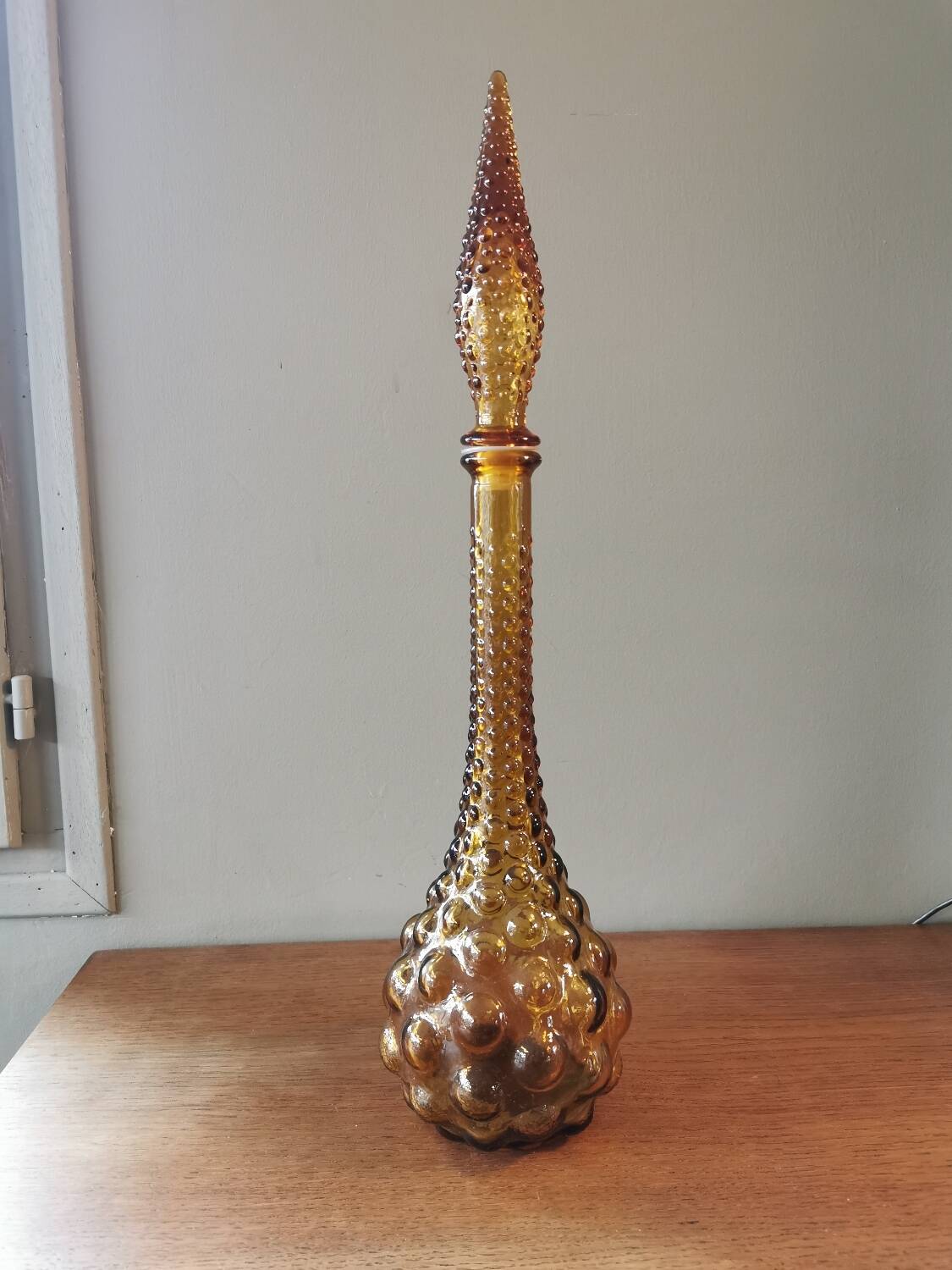 Vintage bubble carafe