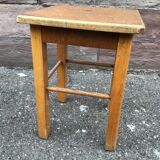 Vintage rustic wood stool