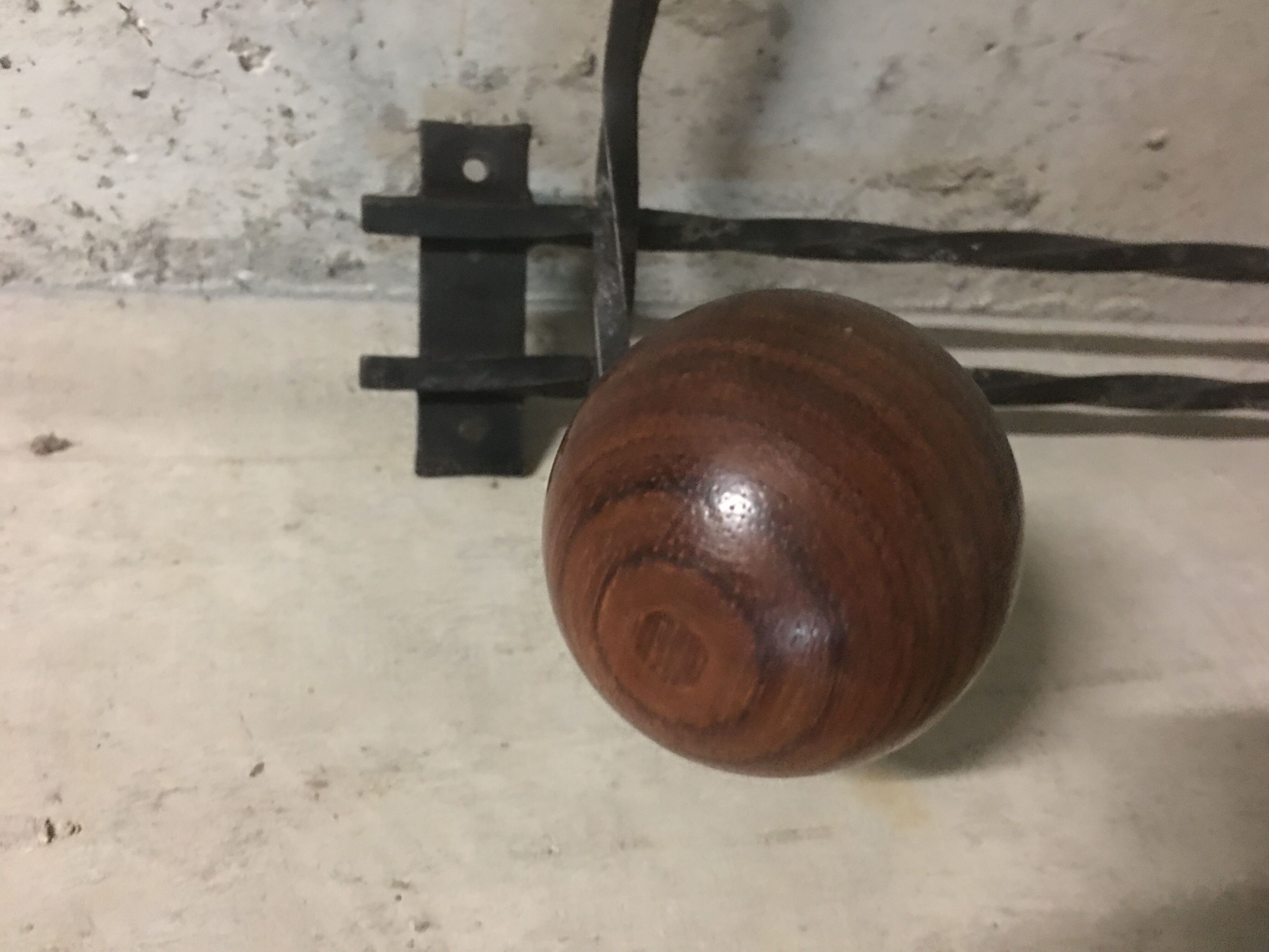 Patère 6 balls 60s