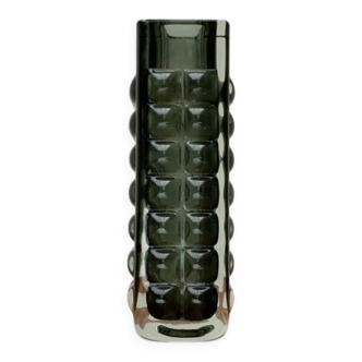 Brutalist bubble glass vase from the mid-century space age by Horst Tüselmann for Ichendorf Glashütte, 1960s.