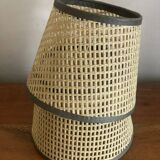 Small cane lampshades