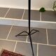 Parrot coat rack tripod vintage 50s