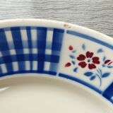 Plat en faïence ancienne K&G Lunéville "Gérardmer"
