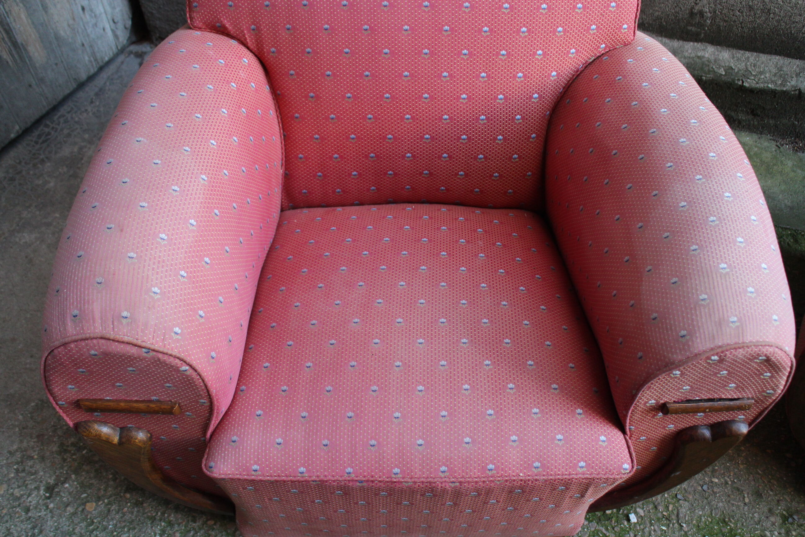 Pair of club chairs