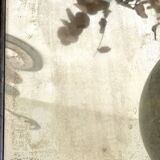 Vintage triptych barber mirror