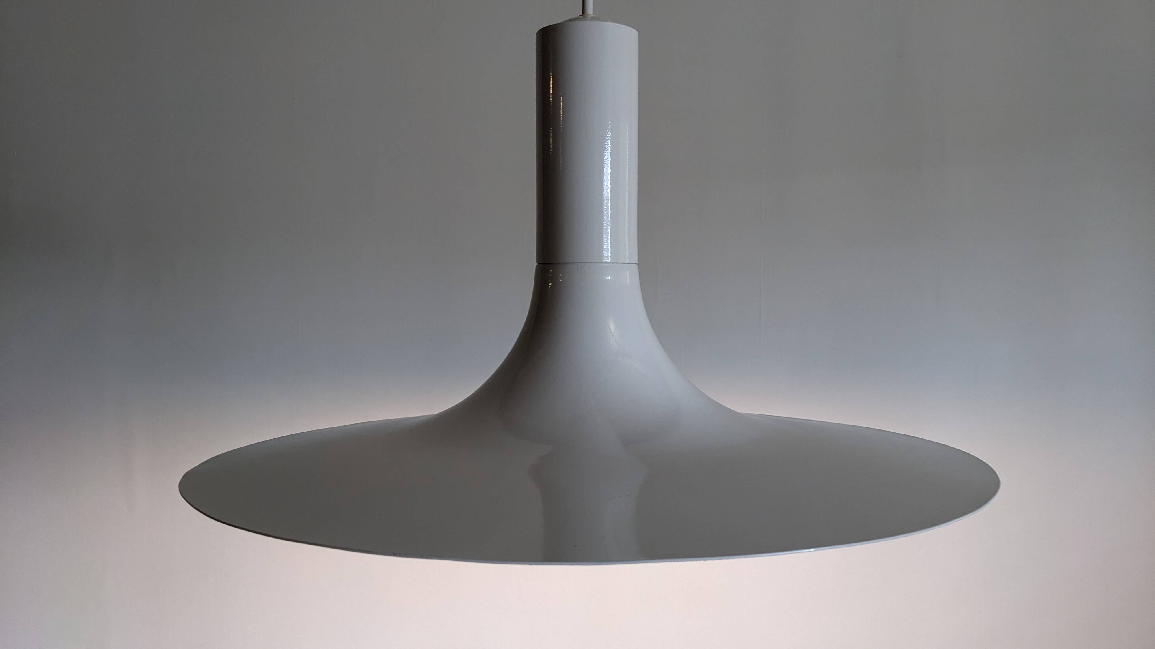 Pair of tulip pendants by Thorn Lighting, England circa 1970.