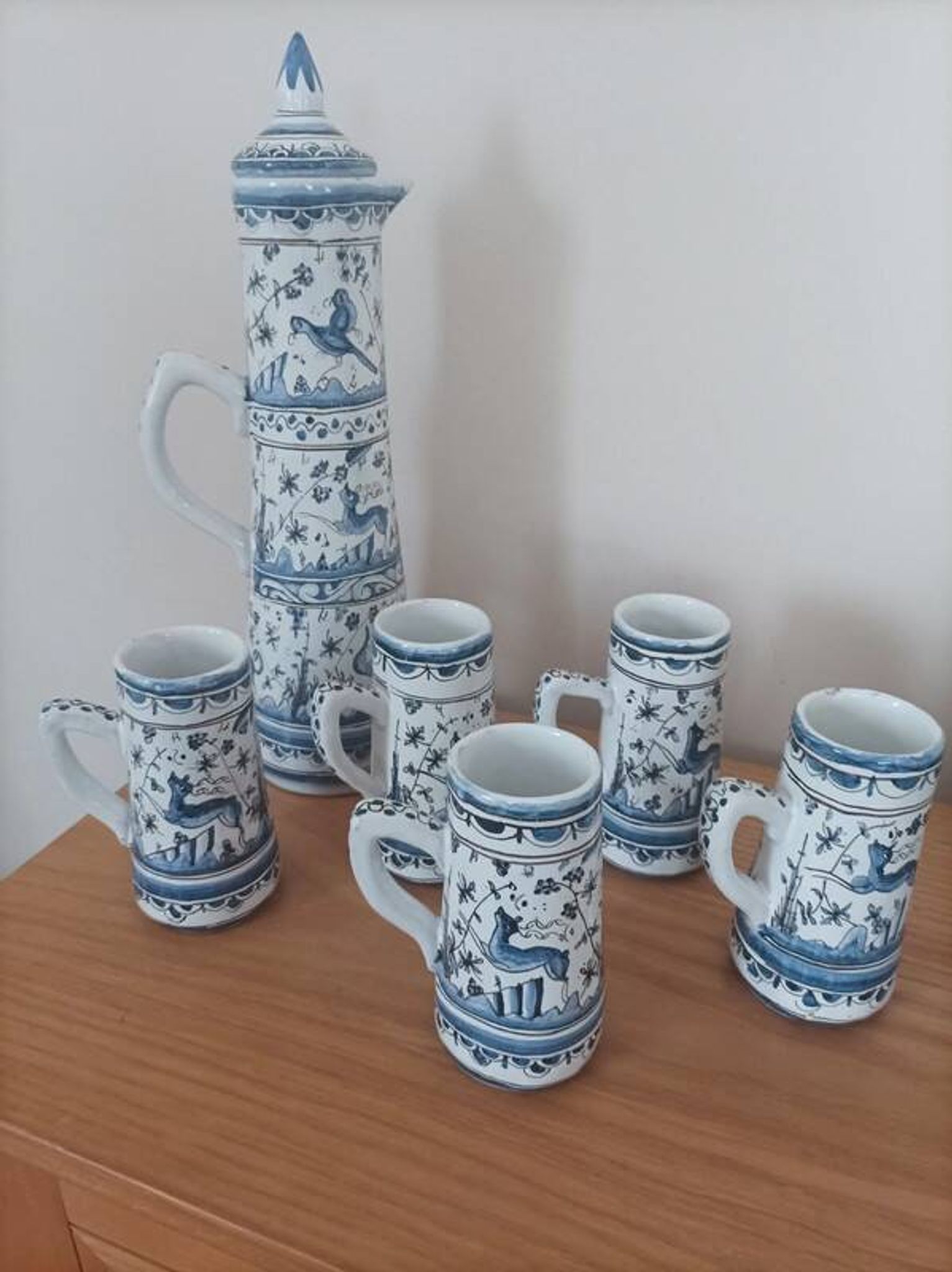Service carafe et tasses
