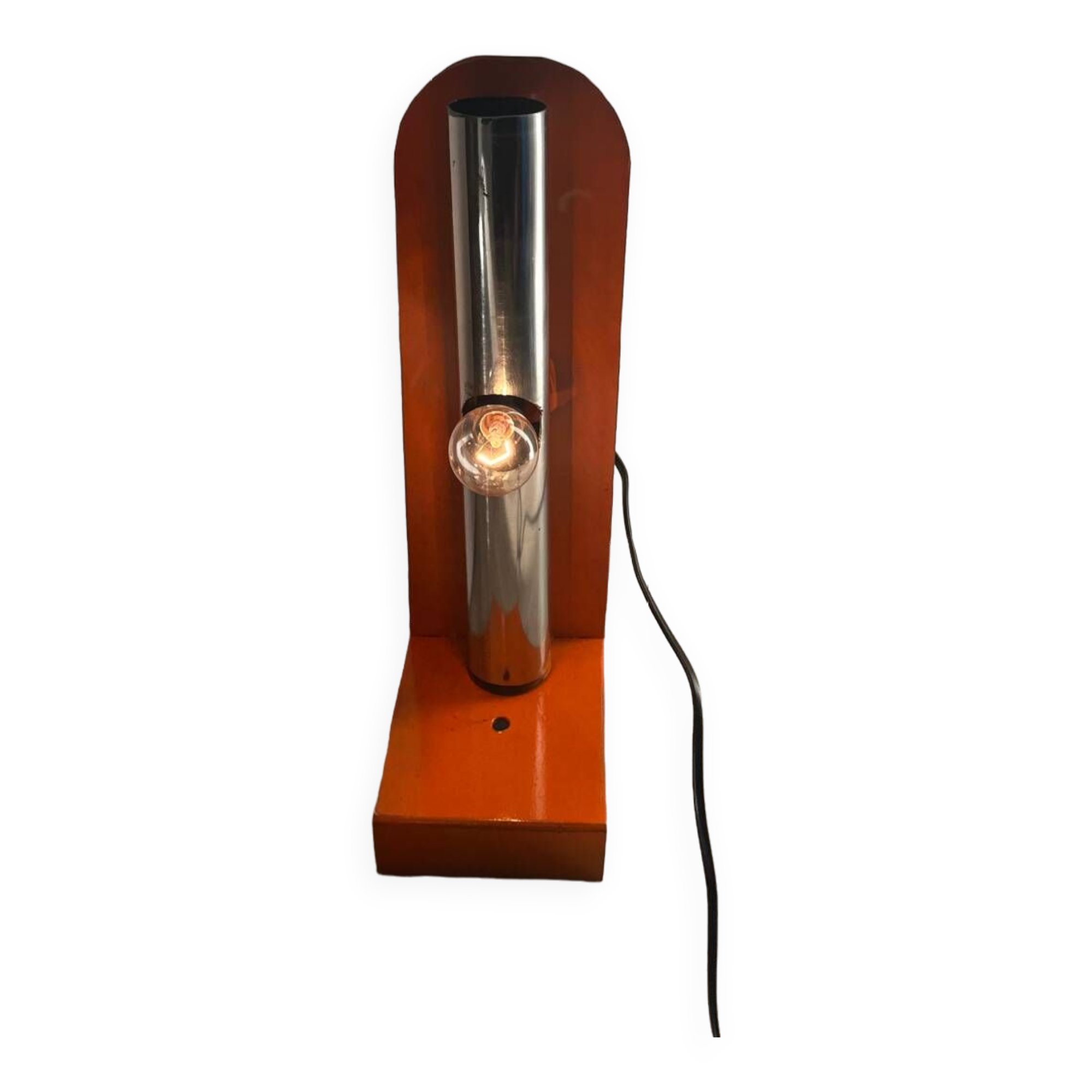 Vintage steel lamp