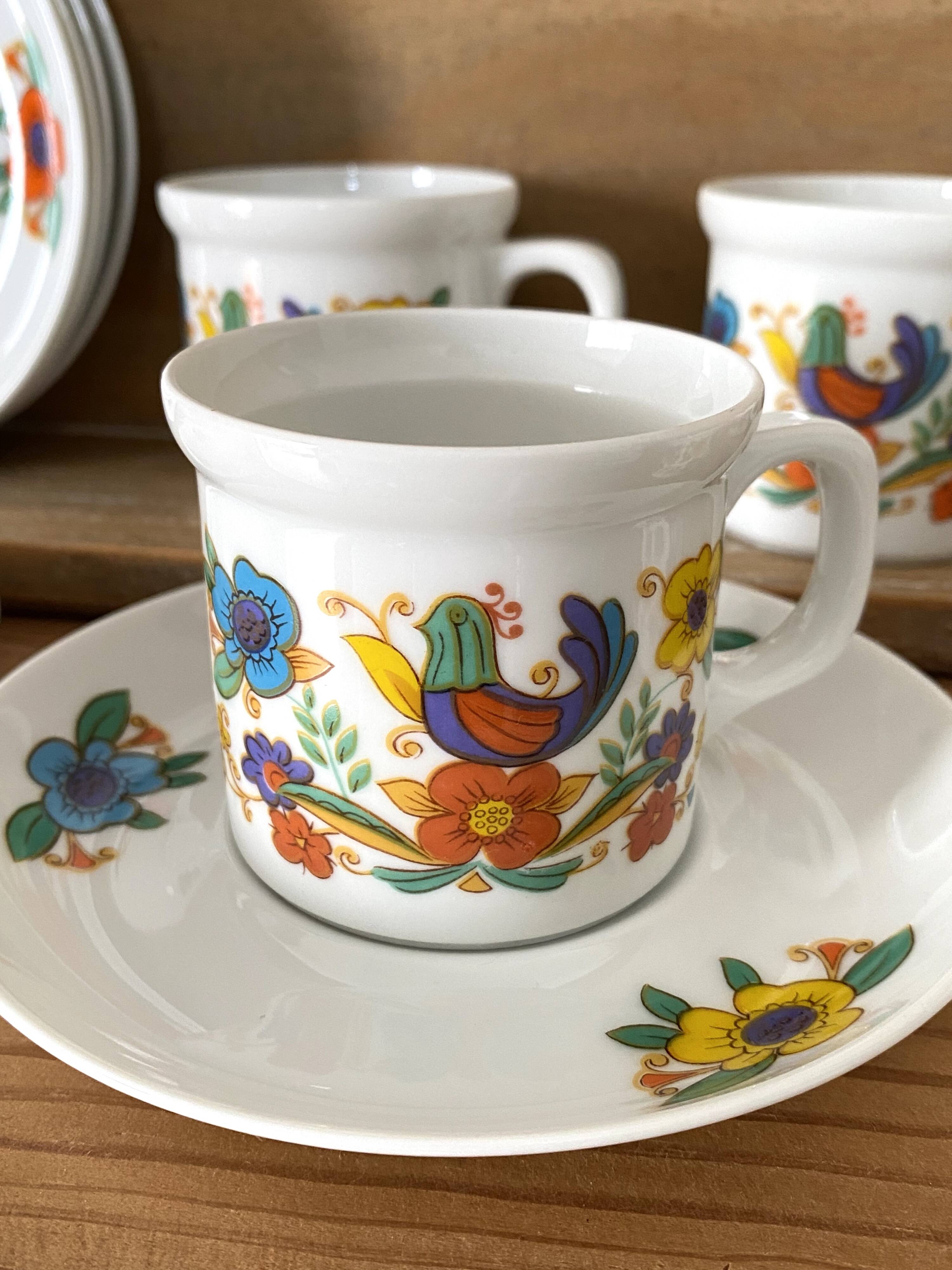 Royal Tettau Bavaria cups and saucers