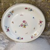 Flat porcelain plates France