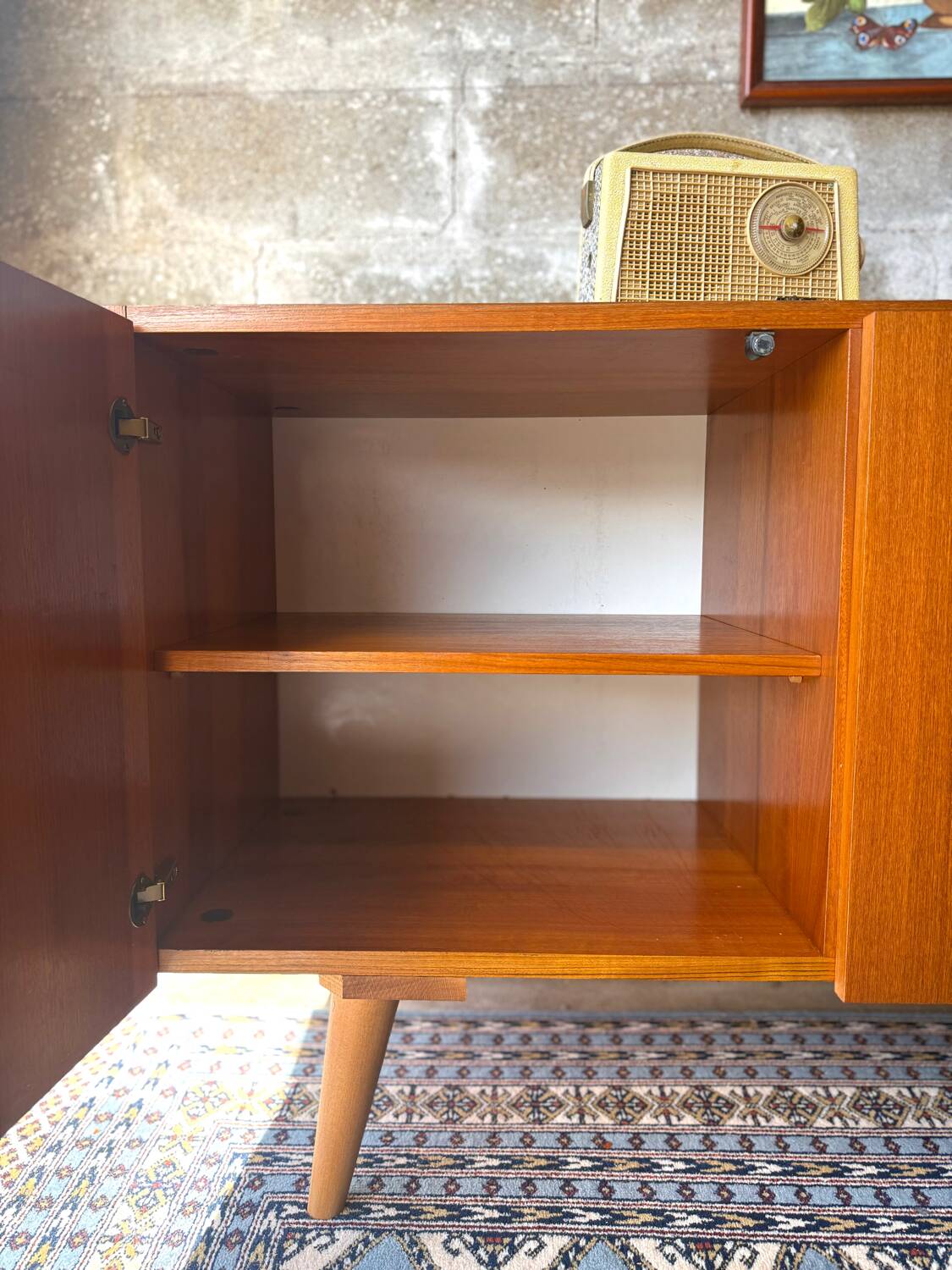 Enfilade scandinave vintage en teck, 1970