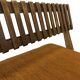 Mid-century daybed with removable backrest in oak 50's design