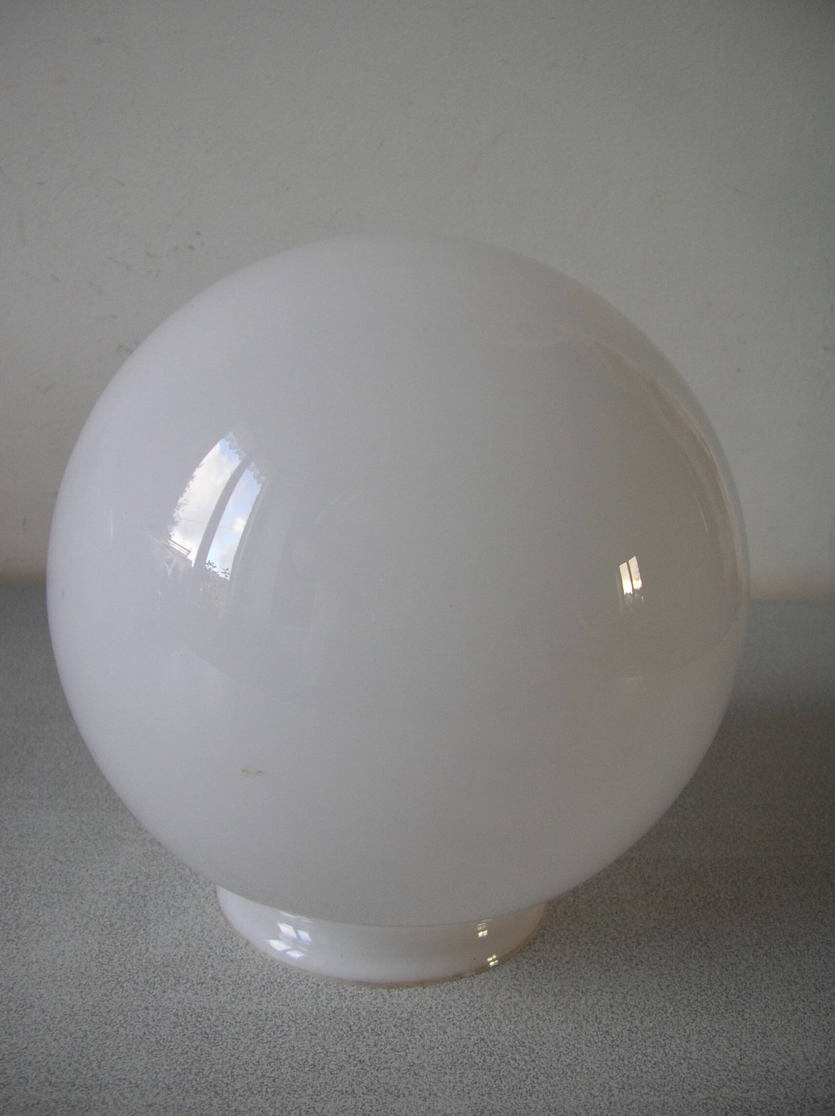 Old globe lampshade ball sphere glass lamp chandelier lighting fixture n°06/11B