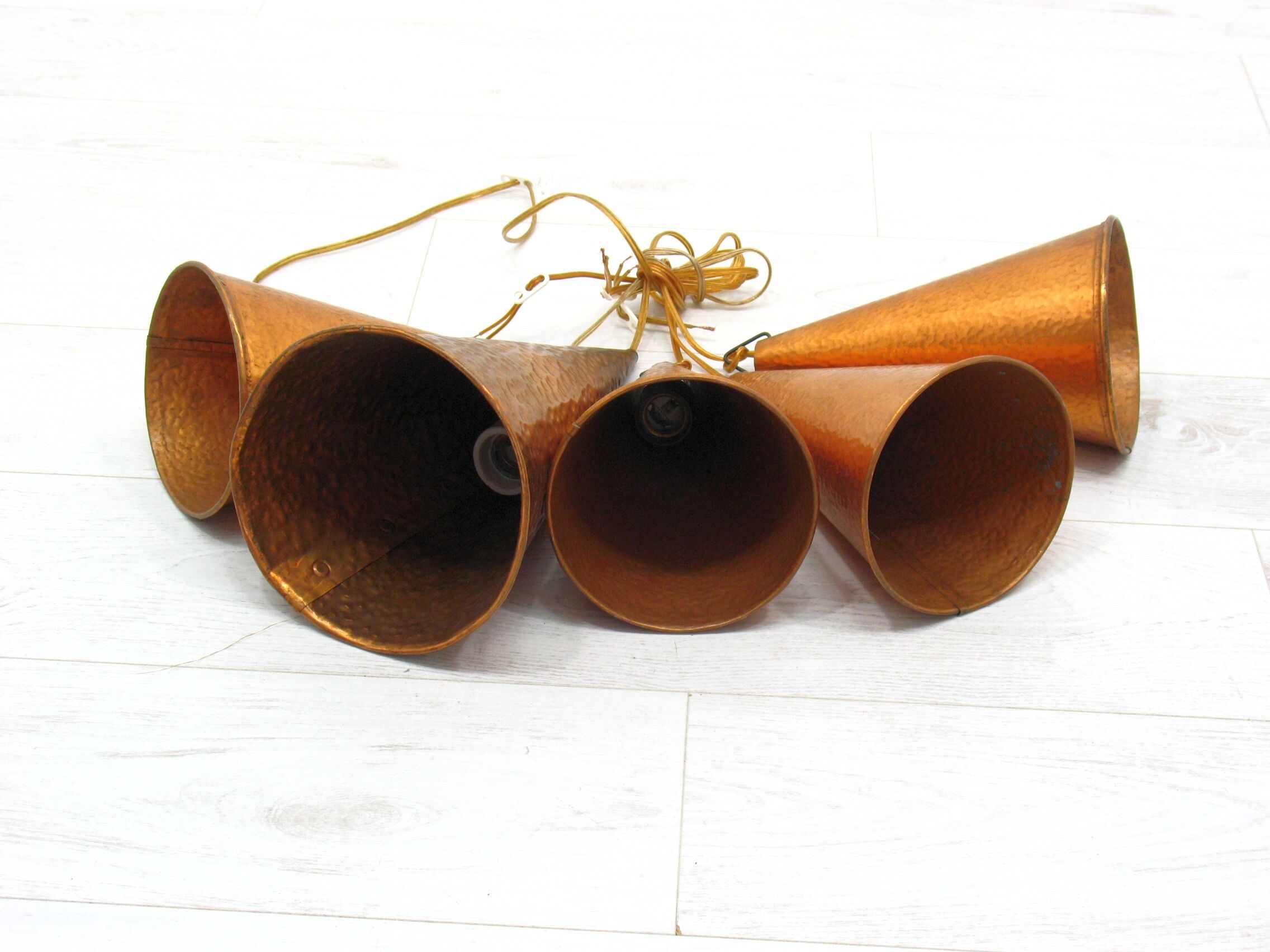 Suspensions coniques par ES Horn Aalestrup, 1970, ensemble (5)