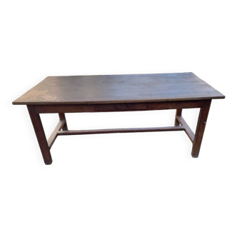 19th century oak farm table