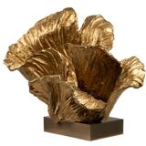 Lampe en bronze doré signée Chrystiane Charles, pour Maison Charles