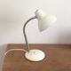 Vintage white metal desk lamp 1950