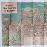 Une vue à vol d'oiseau de Leningrad 1930