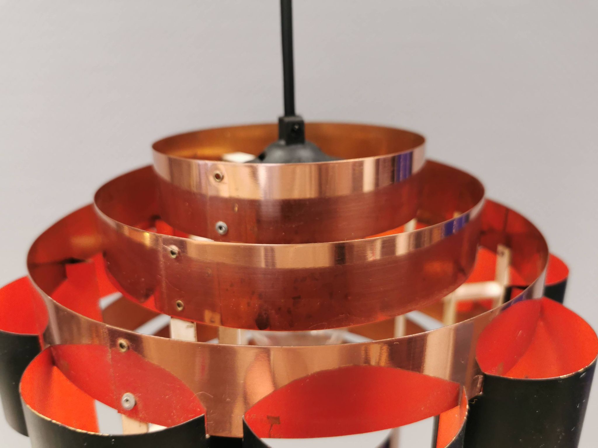 Hanging lamp from 1980s Denmark, by Werner Schou for his own company