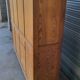 Authentic large vintage solid wood filing cabinet