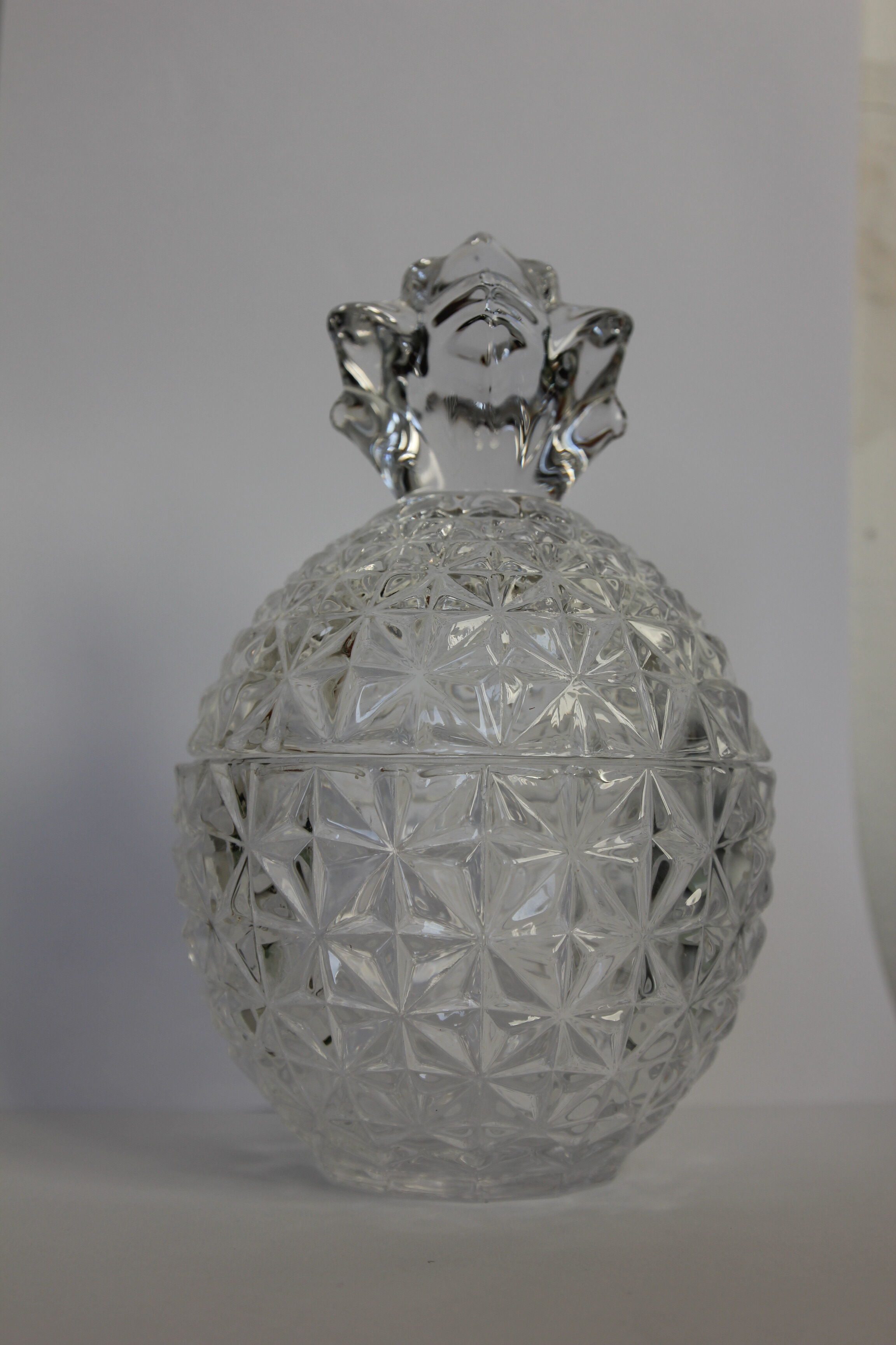 Bonbonnière ananas en cristal