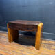 Solid wood side table – Vintage charm and timeless elegance