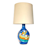 Vintage Ceramic Lamp by Giovanni De Simone, 1970's, Italy